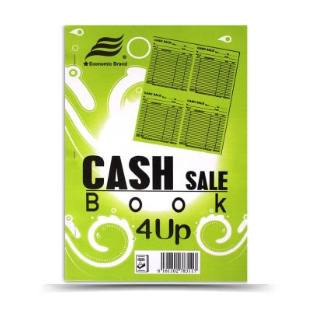 ECONOMIC CASH SALE BOOK 6-UP A4